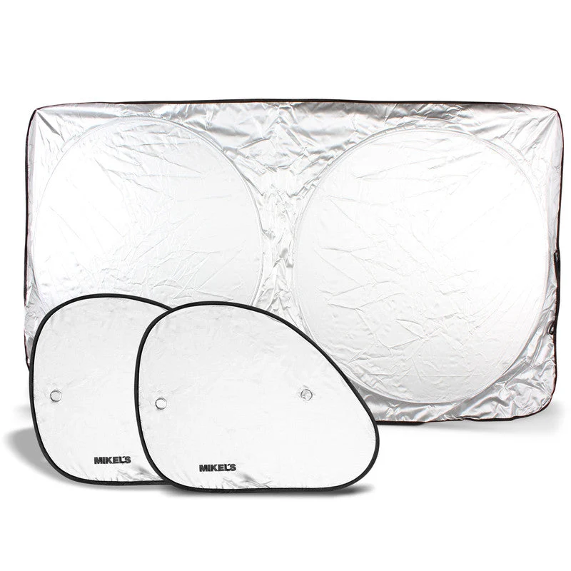 Parasoles SET 3 pzas. Ventanillas: 46 X 36.5 cms & Parabrisas: 162 x 86 cms Modelo: SPS-3 Marca MIKELS