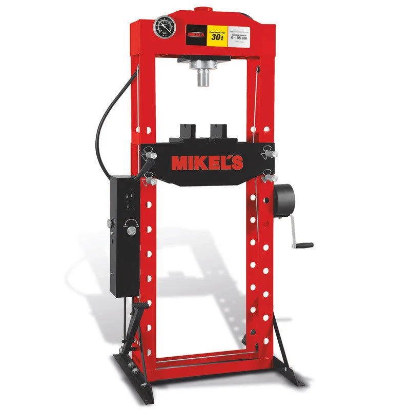 Prensa hidráulica con pistón y pedal (30 ton) Modelo: PHP-30 Marca MIKELS