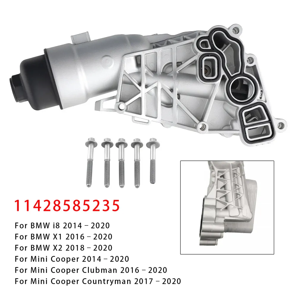 Oliekoelerfilterhuis 11428585235 voor Mini Cooper BMW i8 2014-2020