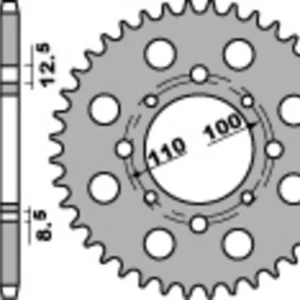 PBR Staal standaard voortandwiel 333 - 520