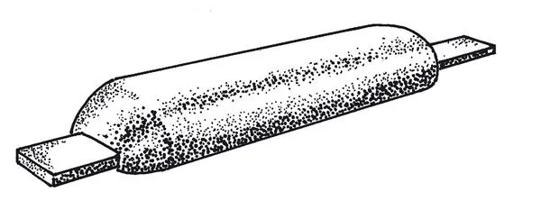 Plastimo Anode 2,2 kg Half-ei met strip 200x70x25 mm