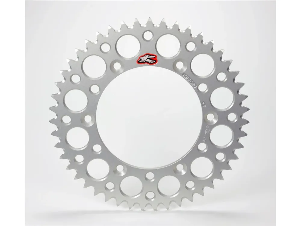 Renthal aluminum achtertandwiel zilver - Honda Pro Moto Parts