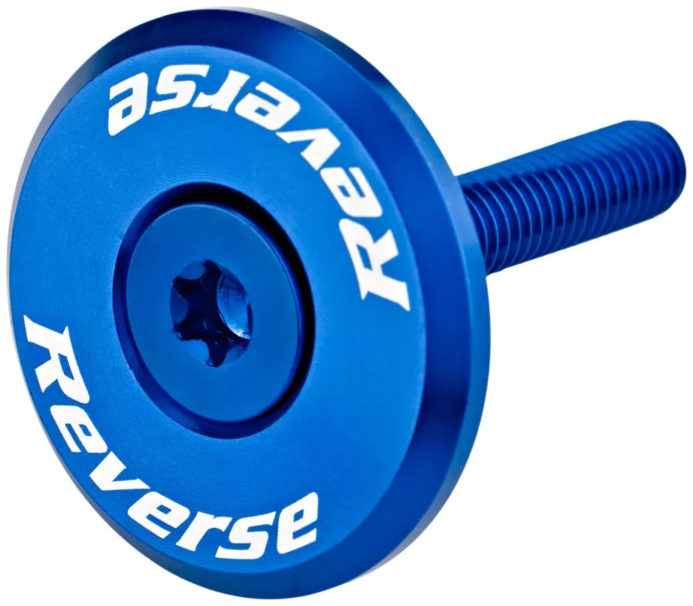 Reverse balhoofdkap blauw