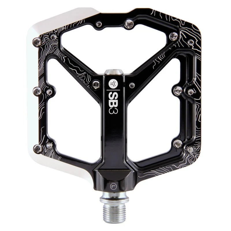 SB3 SPECTRUM Platte Pedalen Zwart