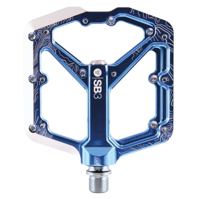 SB3 SPECTRUM vlakke pedalen Blauw