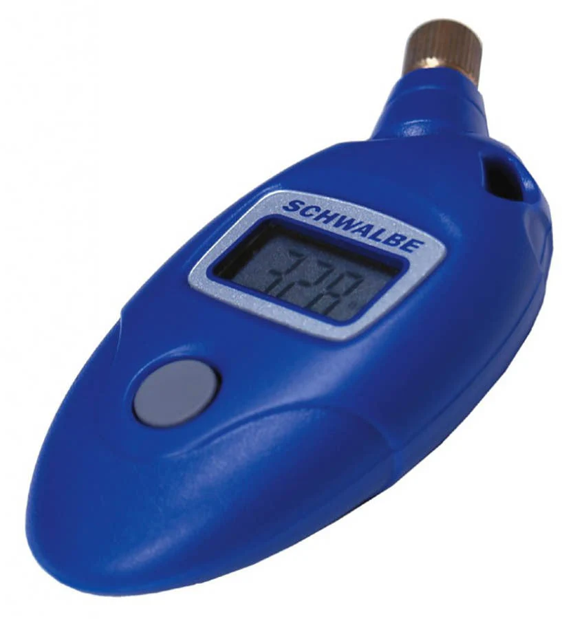 Schwalbe Airmax Pro bandenspanningsmeter blauw