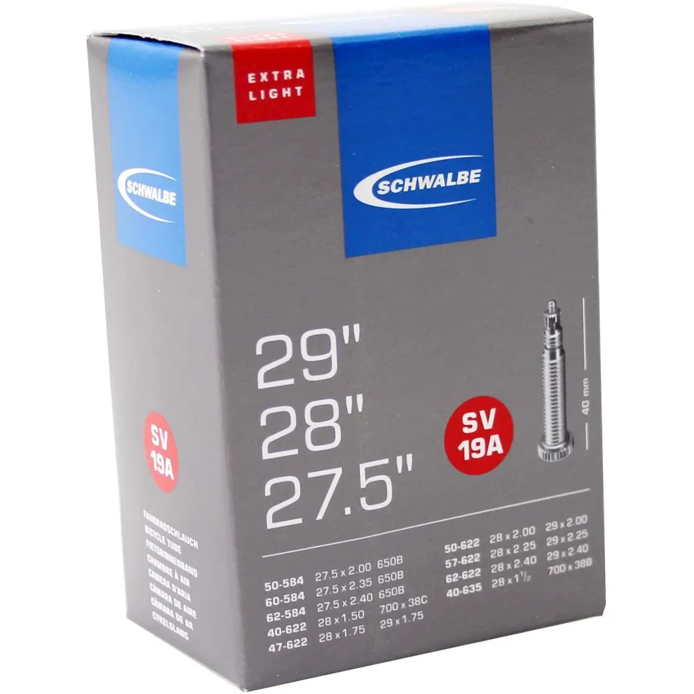 Binnenband Schwalbe SV19A Extra Light 28"-29" - 40mm Ventiel