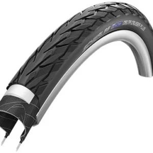 Buitenband Schwalbe Delta Cruiser Plus Puncture-Guard 28 x 1½" / 40-635 mm - zwart met reflectie