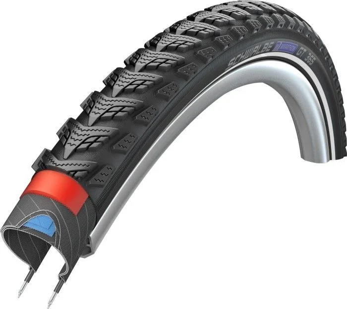 Buitenband Schwalbe Marathon 365 GreenGuard - 37-622mm - Zwart met reflectie