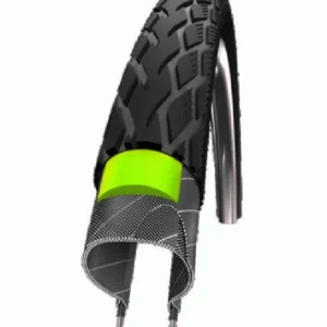 Buitenband Schwalbe Marathon GreenGuard 37-590 - Zwart met Reflectie