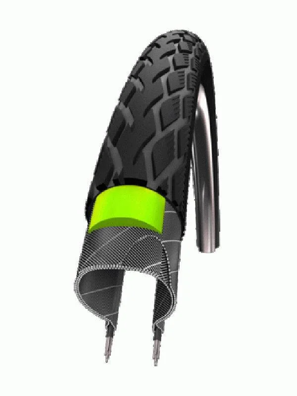 Buitenband Schwalbe Marathon GreenGuard 47-559 - Zwart met Reflectie
