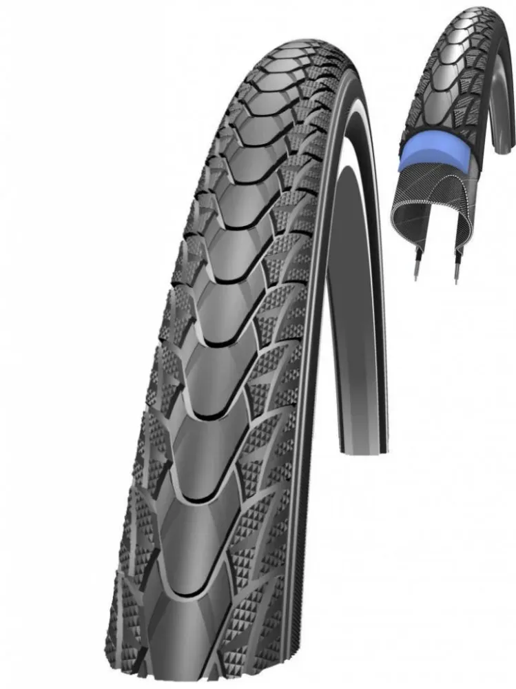 Buitenband Schwalbe Marathon Plus 47-406 (20x1.75) - Zwart met Reflectie