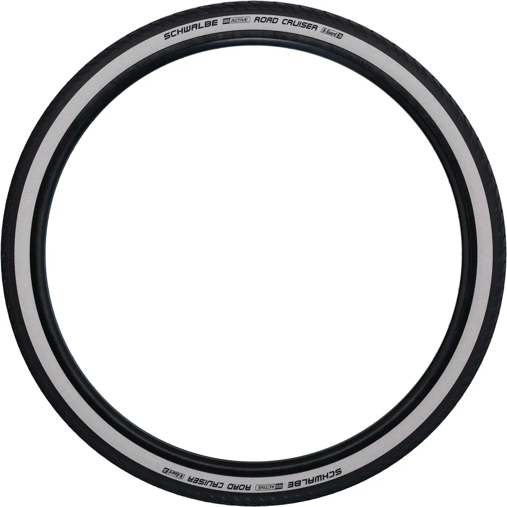 Schwalbe Road Cruiser Draadband 20x1.75" K-Guard Active zwart/wit