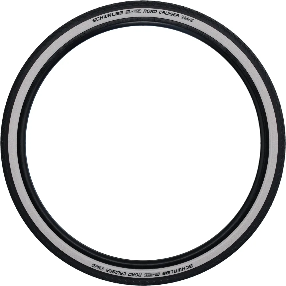 Schwalbe Road Cruiser Draadband 28x1.60" K-Guard Active Reflex wit