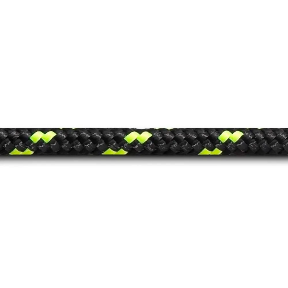 Seilflechter Trimlijn 4 mm Ø op haspel 10 meter zwart/geel