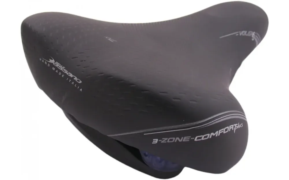 Zadel Selle Bassano Volare BigCity XXL - Zwart
