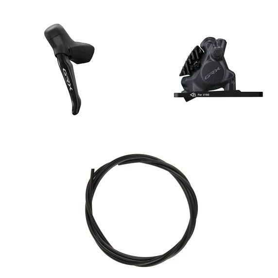 SHIMANO GRX 717 Mono linkerhendel en voorremklauw