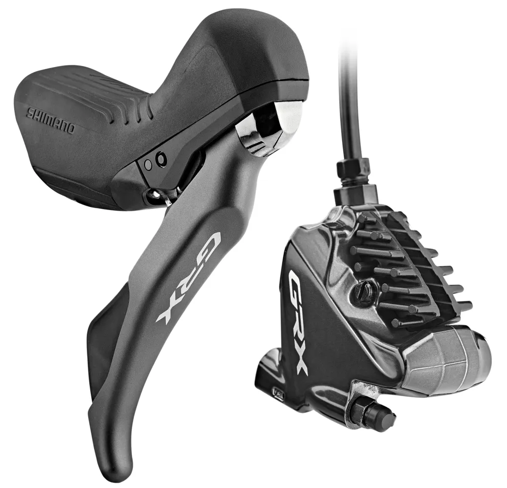 Shimano GRX ST-RX810/BR-RX810 Schijfrem Achterwiel 11-speed grijs/zwart