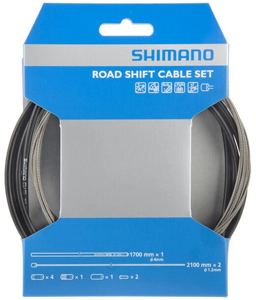 Shimano OT-SP41 schakelkabelset Road/roestvrij staal zwart
