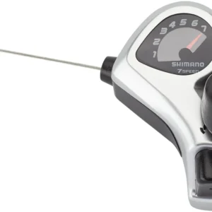 Shimano Tourney SL-TX50 duimschakelaar 7-speed rechts zilver/zwart