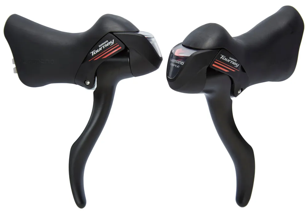 Shimano Tourney ST-A073 Schakel-/remhendelset Road 3x7-speed zwart