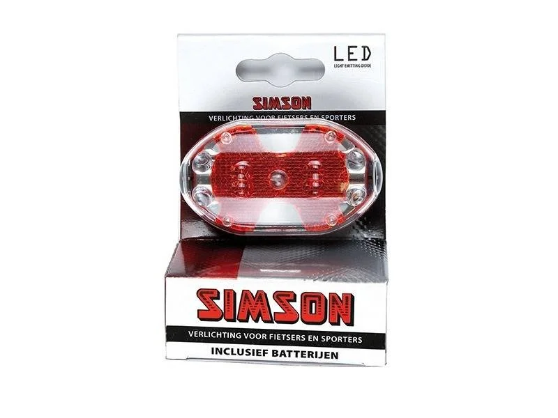 Simson Batterij Achterlicht LED