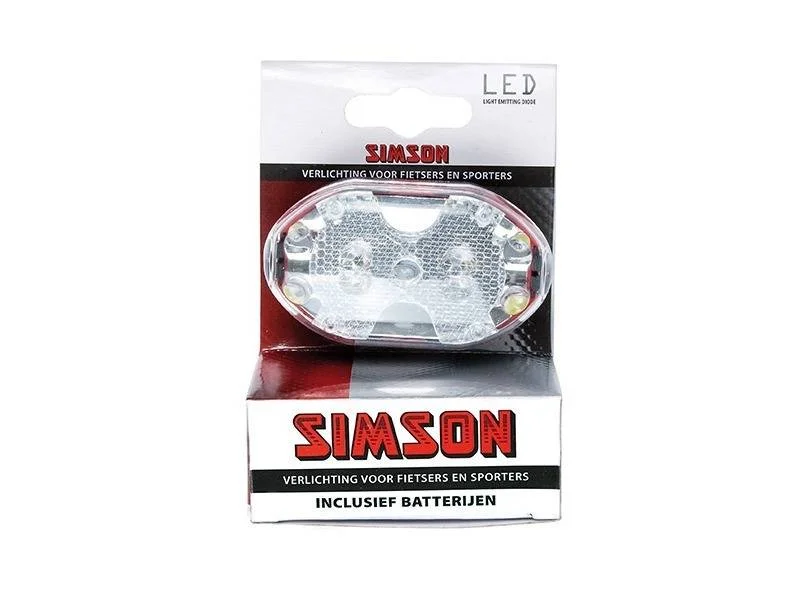 Simson Batterij Voorlicht LED