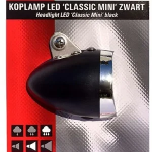 Simson Classic Mini LED voorvork koplamp op batterijen