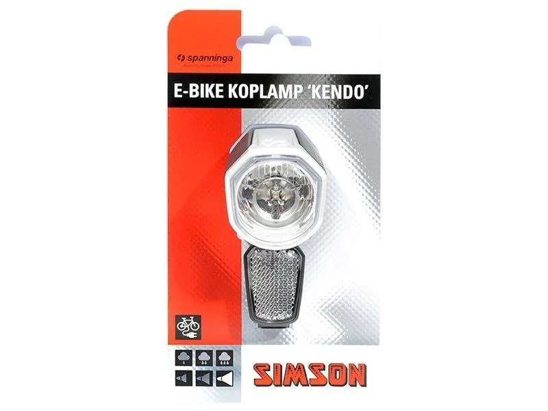 Simson E-bike voorvork koplamp Kendo