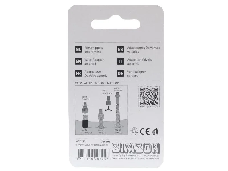 Simson Pompnippels Assortiment - 3 delig