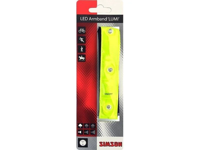 Simson Reflectie Armband Lumi led