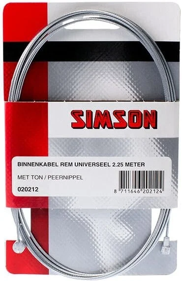 Simson Rem Binnenkabel - 2 Nippels - Uuniverseel