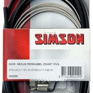 Simson Remkabelset Shimano Nexus Rollerbrake zwart