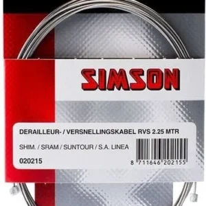 Simson Versnellingbinnenkabel Derailleur - RVS