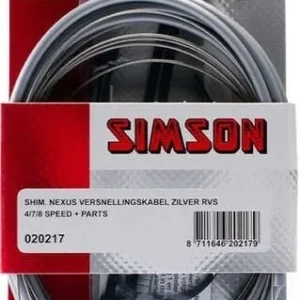 Simson Versnellingskabelset Shimano Nexus grijs