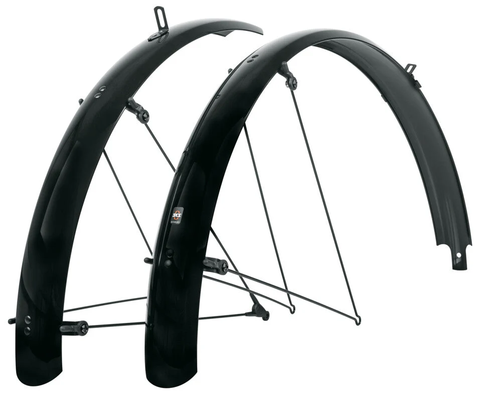 SKS Bluemels Basic spatborden set 26" 60mm zwart