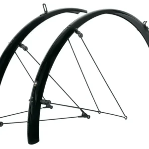 SKS Bluemels Basic spatbordenset 28" 45mm zwart