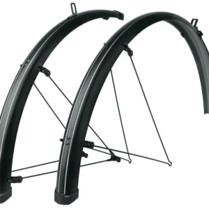 SKS Bluemels Stripes spatborden set 28" 55mm zwart