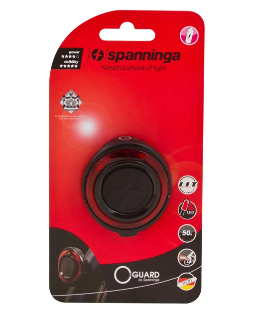Achterlicht Spanninga O-Guard Battery - Spatbordmontage