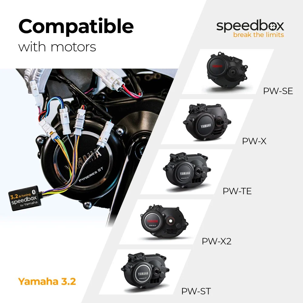 Speedbox 3.2 B.TUNING voor Yamaha (PW-X, SE, TE, X2, ST)