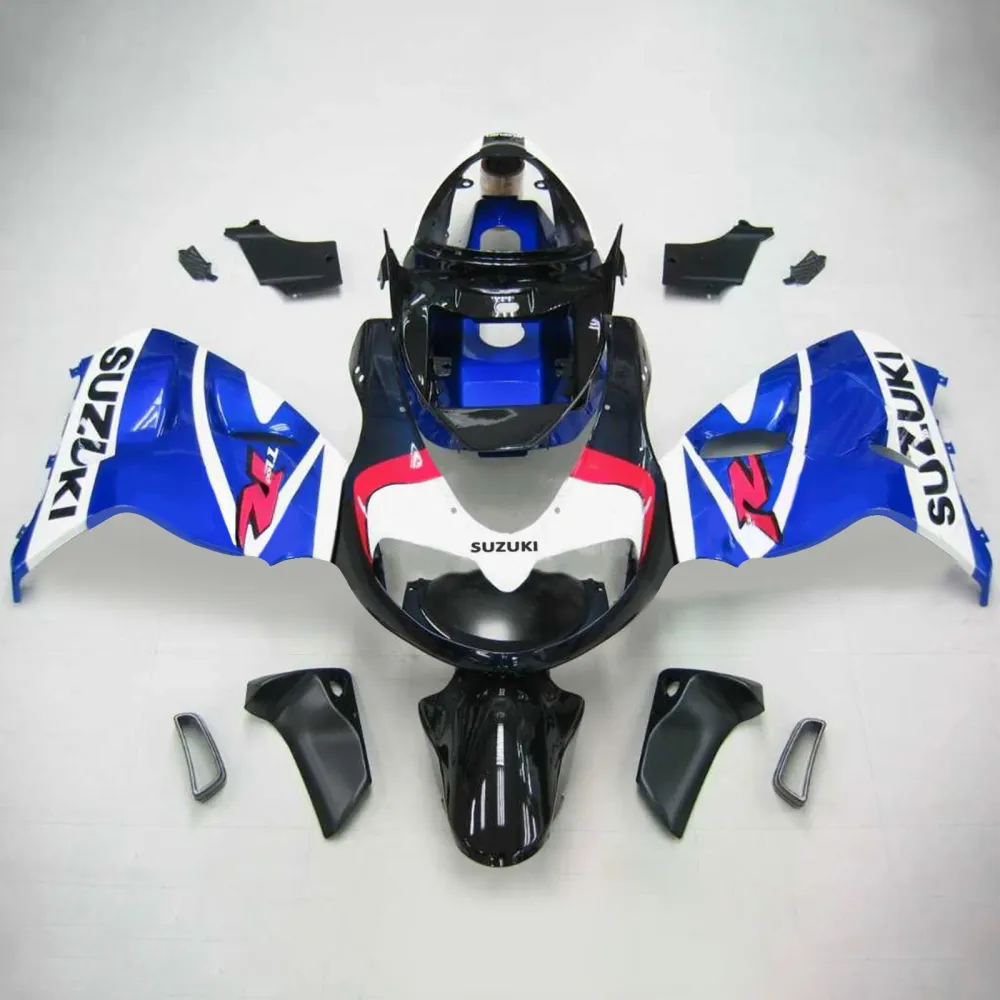 Amotopart 1998-2003 Suzuki TL1000R Kuip Blauw&Wwitte Style2 Kit
