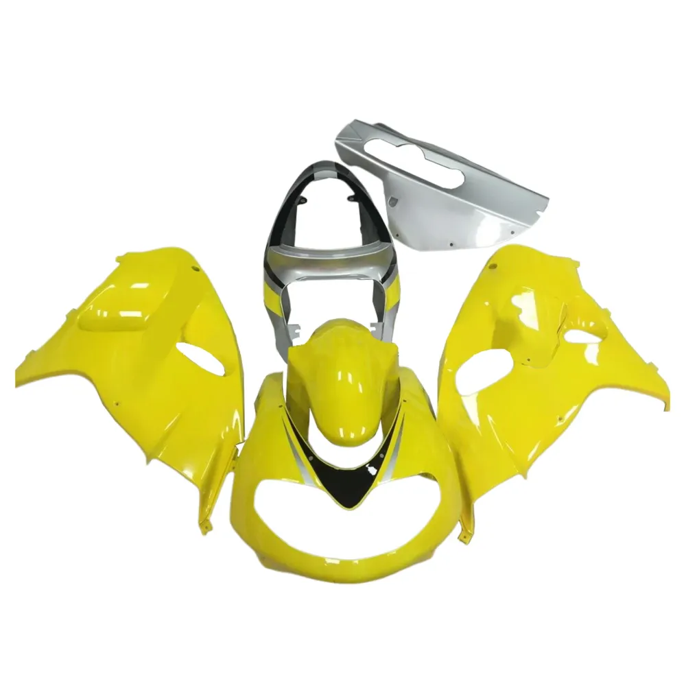 Amotopart 1998-2003 TL1000r Suzuki geel met grijze logo kuipkit