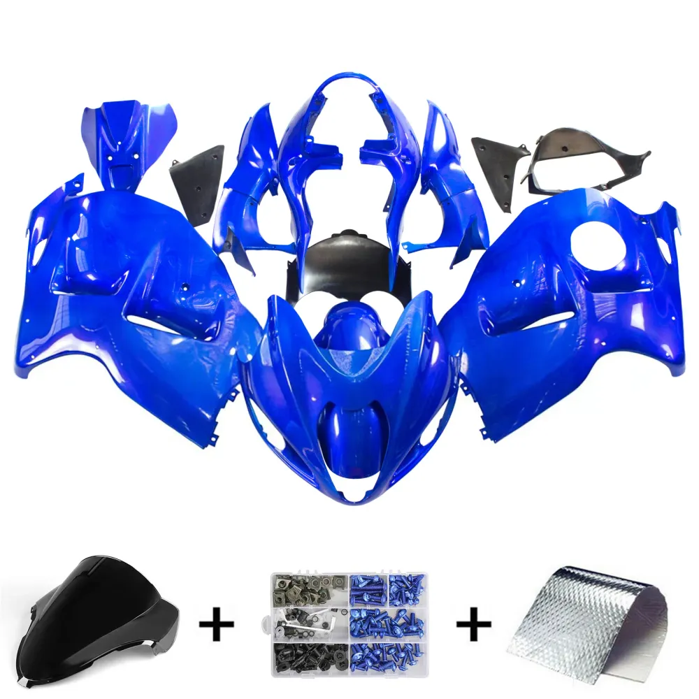 Amotopart 1999-2007 Suzuki Hayabusa GSX1300R kuip blauwe set
