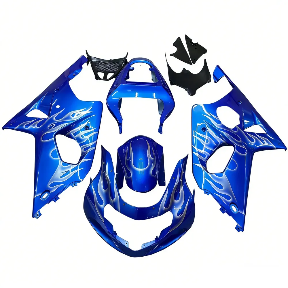 AMOTOPART 2000-2002 K1 K2 GSXR1000 SUZUKI BLAUWE & WIT VLAMBOORKIT
