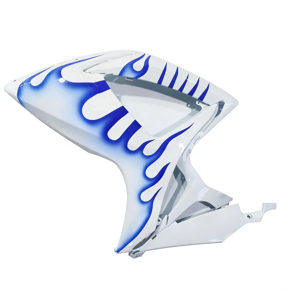 Amotopart 2006-2007 Suzuki GSXR 600/750 Blue & White Bead Fairing Kit