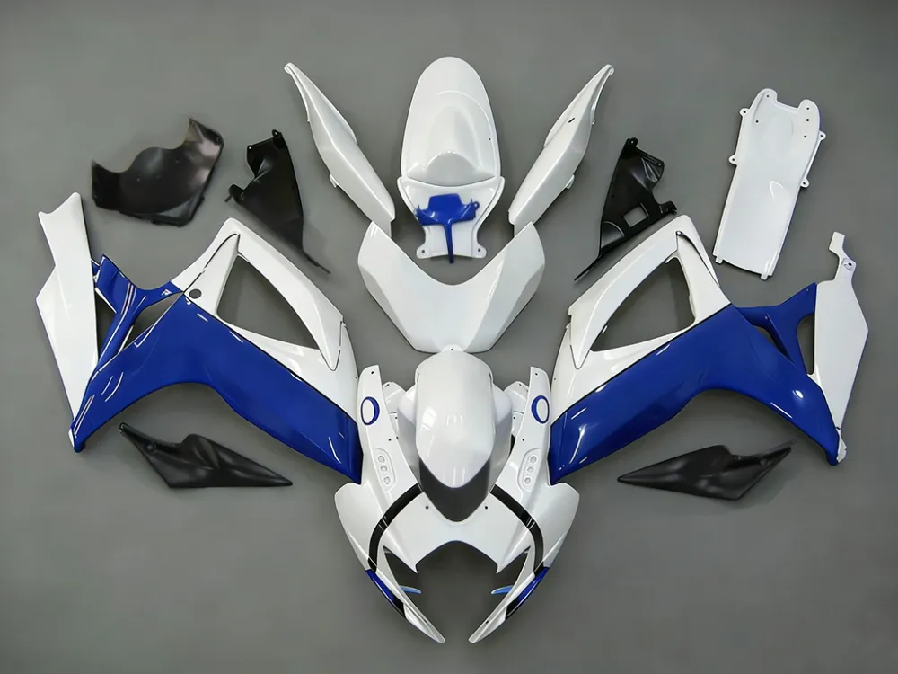 AMOTOPART 2006-2007 SUZUKI GSXR 600750 KUILING WIT & BLAUWE KIT