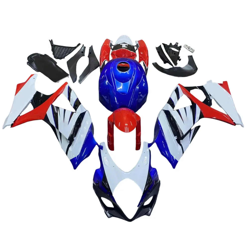 Amotopart 2007-2008 Suzuki GSXR1000 K7 Red & Blue Fairing Kit