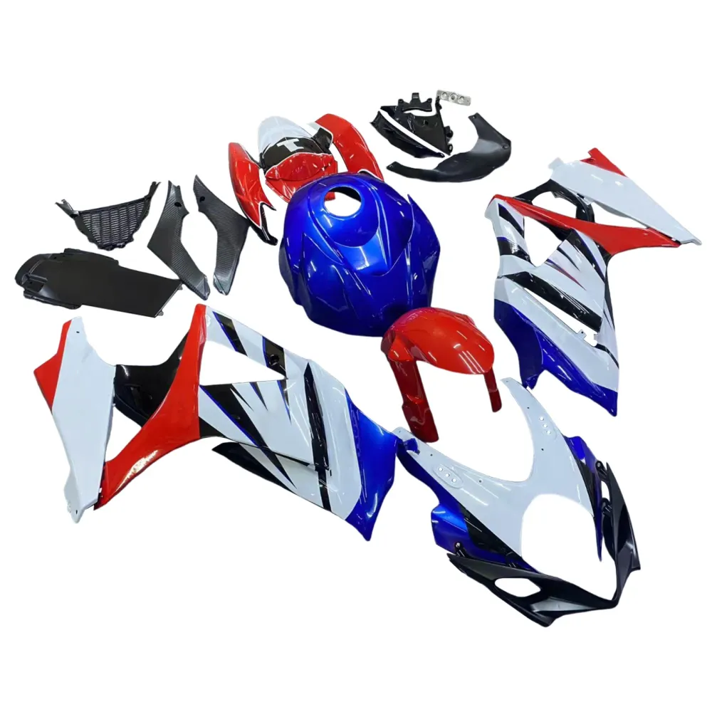 Amotopart 2007-2008 Suzuki GSXR1000 K7 Red & Blue Fairing Kit