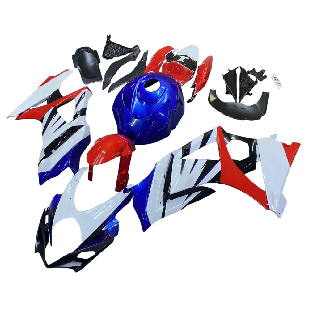 Amotopart 2007-2008 Suzuki GSXR1000 K7 Red & Blue Fairing Kit