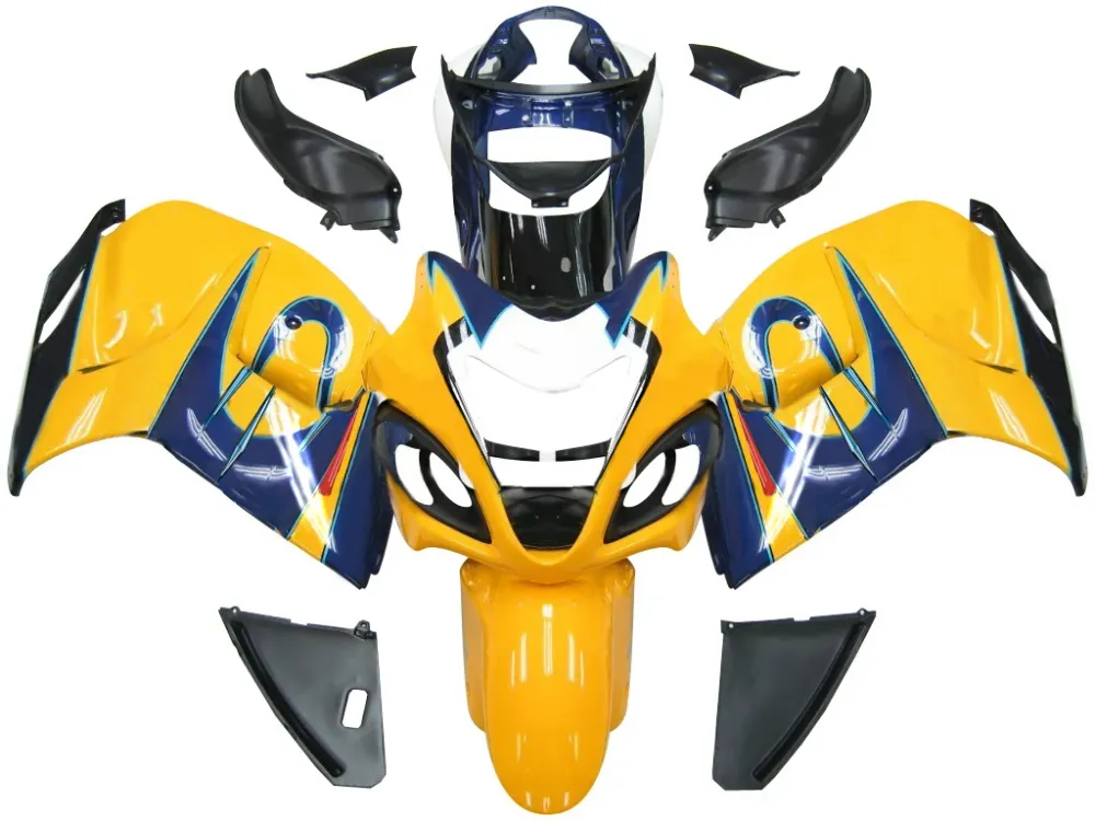 Amotopart 2008-2020 Suzuki Hayabusa GSX1300R Geel&Bblauwe kuipset